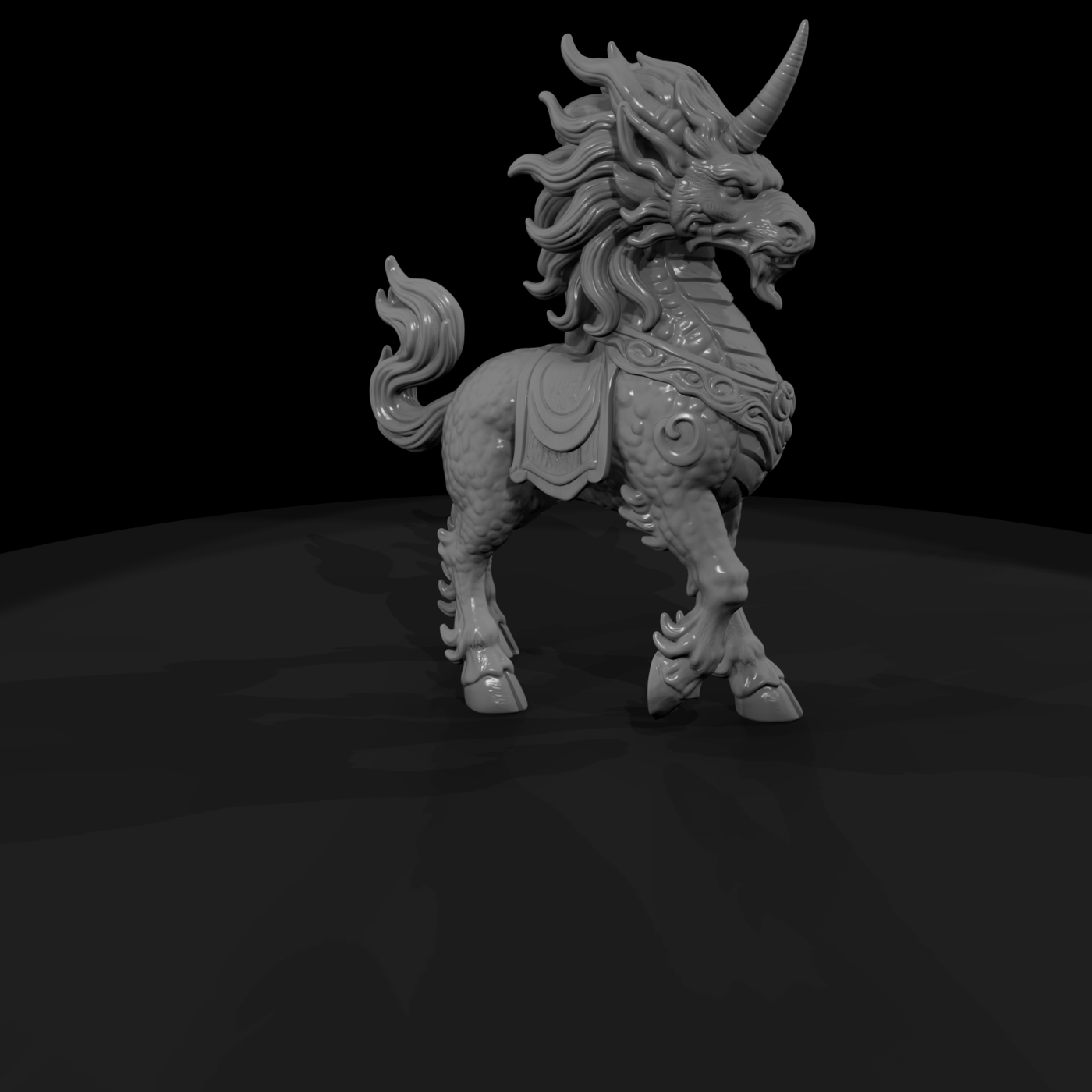 Myth 0469 Mythology Kirins Kirin Guardian Miniatur
