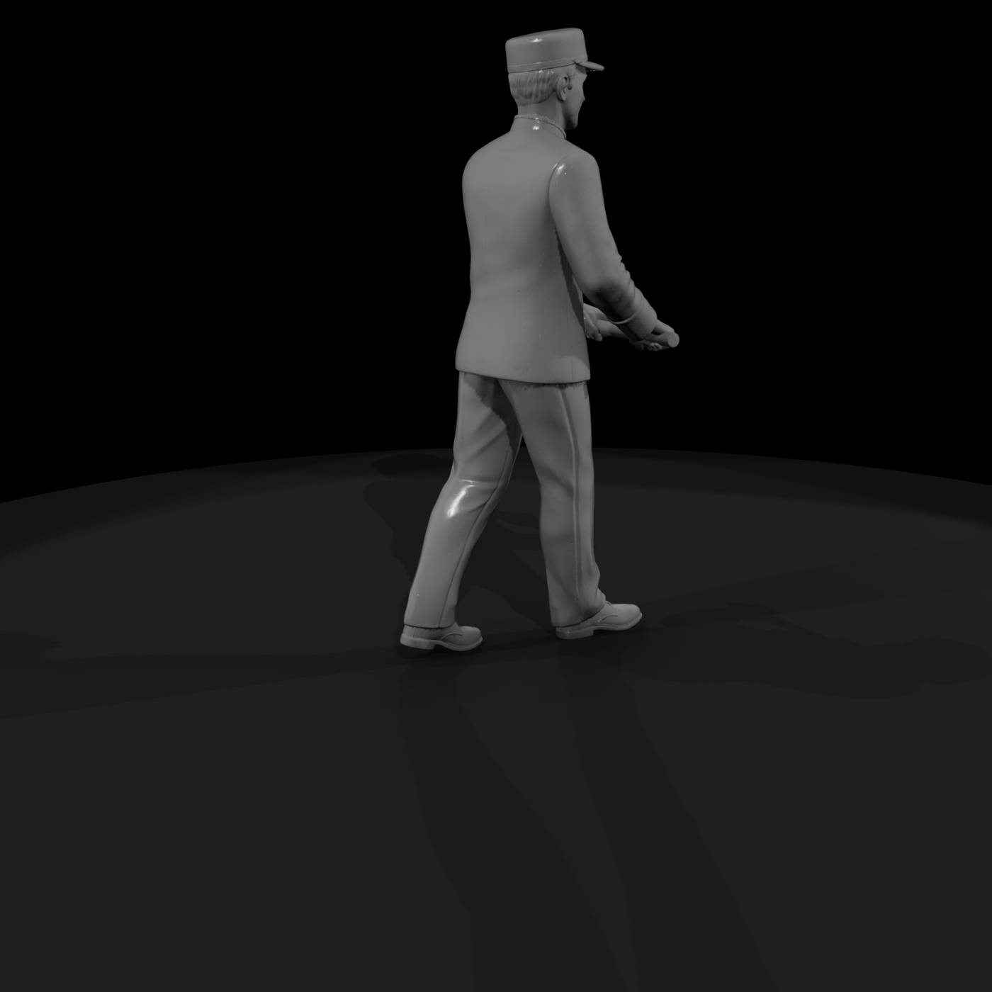 Hotel Bellhop in Uniform