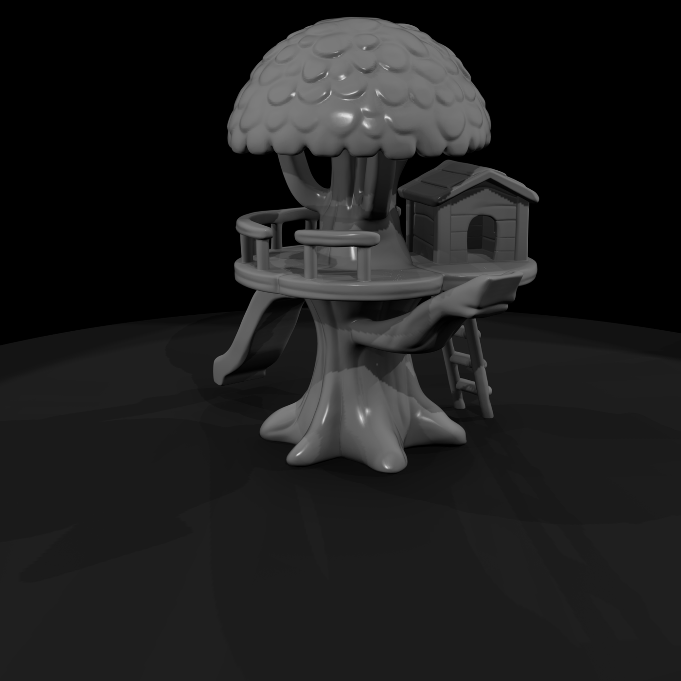 Mr Toyprops 100 001 079 Toy Treehouse Playset