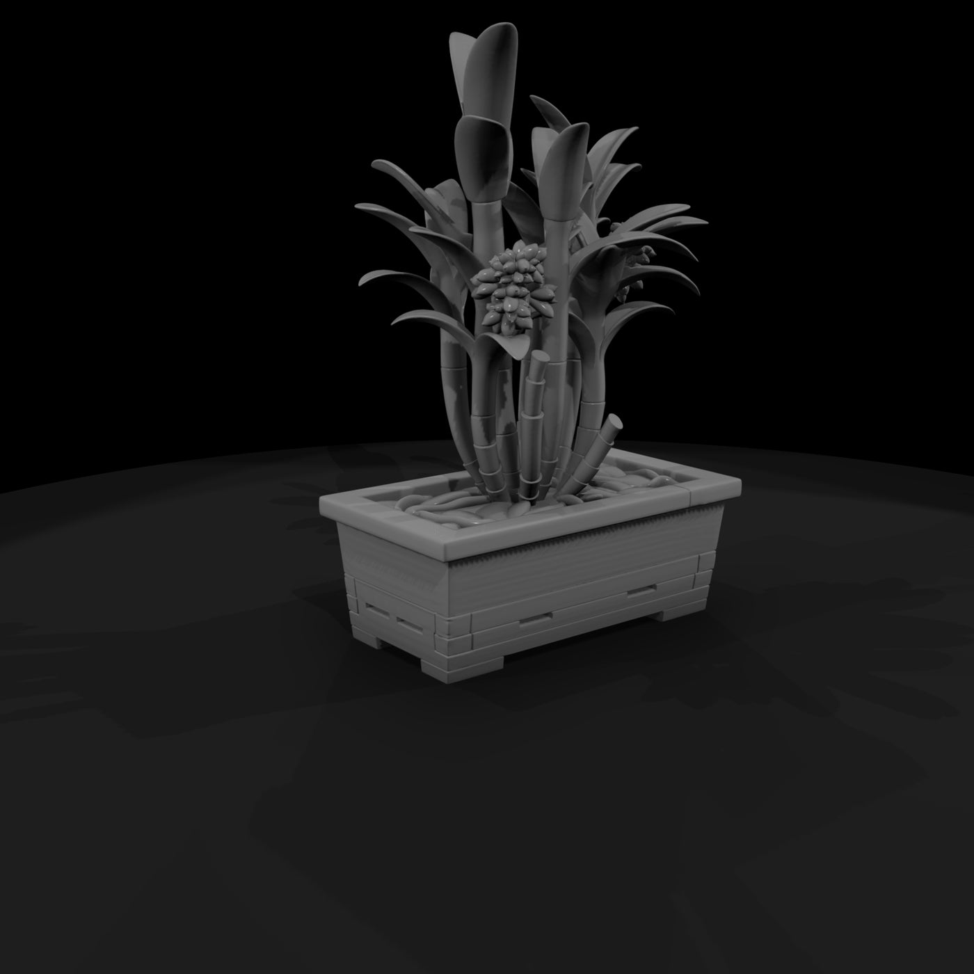 stylized-3d-wooden-potted-flowering-orchid-mwgtumz