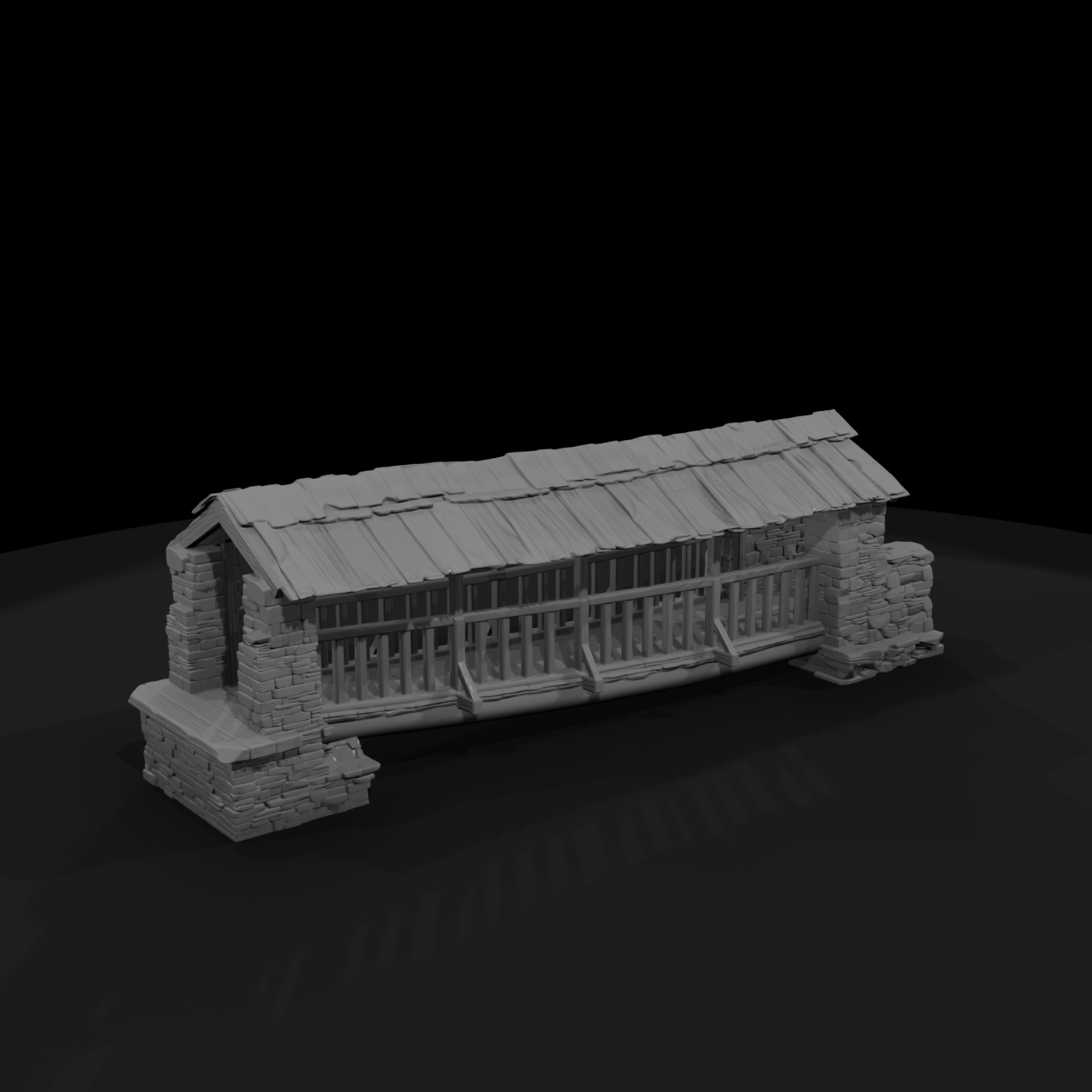 20260612 Covered Stone Wooden Bridge 871916388B