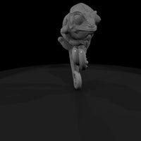 stylized_sculpted_chameleon_3d_model_qdcnjcin — thumbnail 3