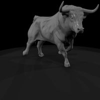 charging-bull-miniature-for-dioramas-ho-1-87-940407 — thumbnail 4