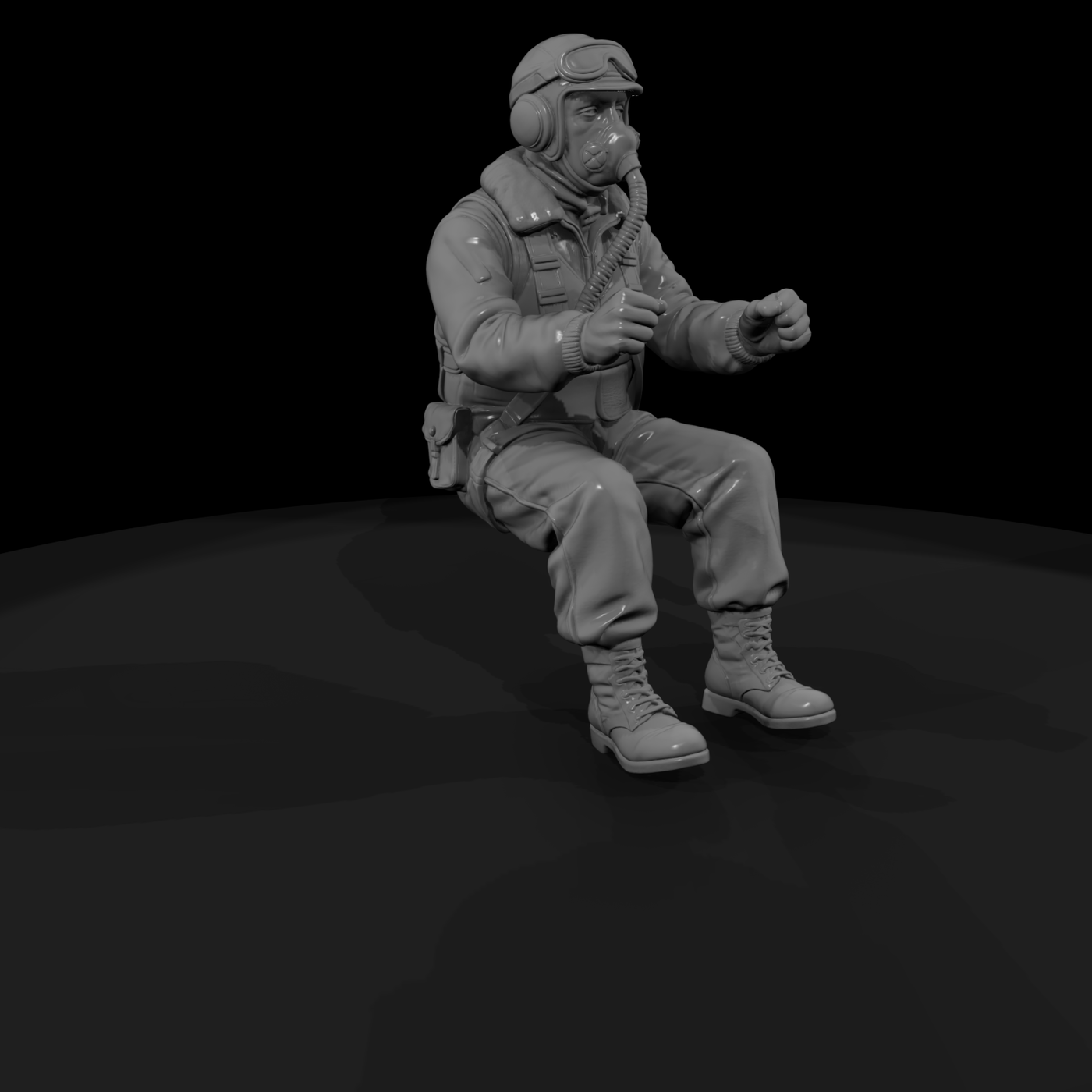 Ww2 Usaaf 043 Wwii U S Army Air Forces Pilot Figur