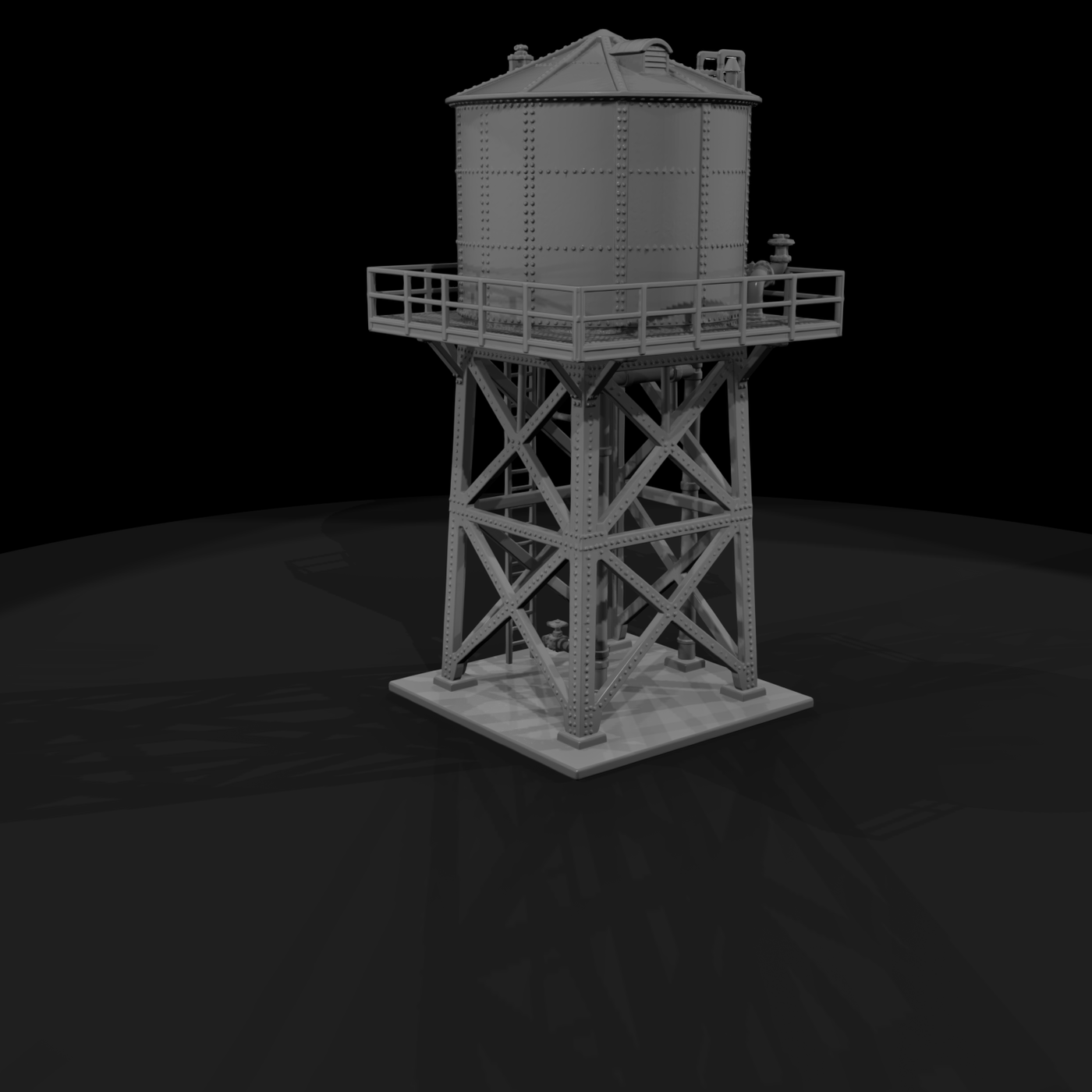 Mil 142 Ww2 England Water Tower