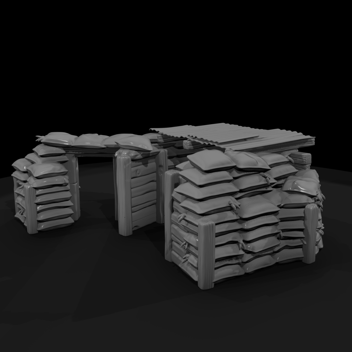 Mil 171 Vietnam Bunker Line Mg Nest