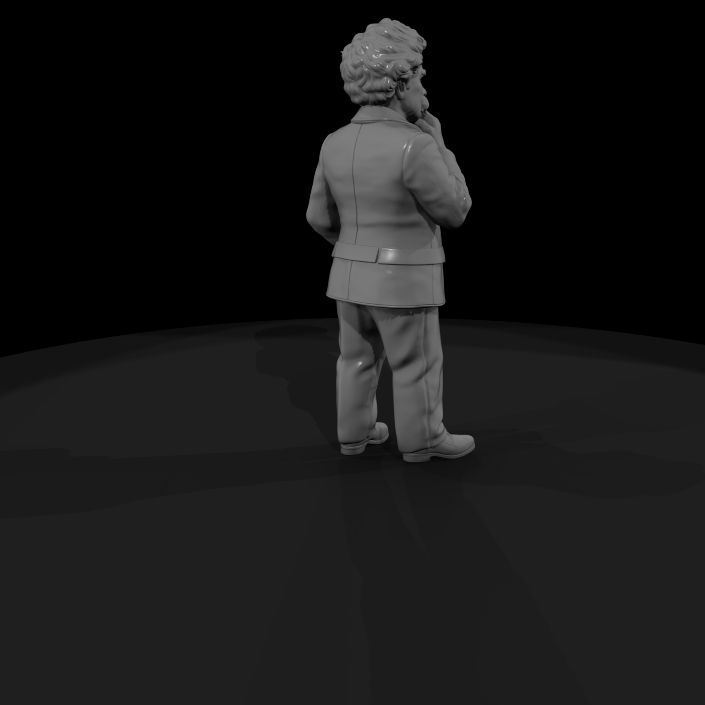 Hist 0159 Historical Mark Twain Miniature Figure