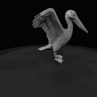stylized-pelican-figurine-3d-model — thumbnail 3
