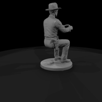 1950s Rural Deputy Seated at the Wheel — thumbnail 5