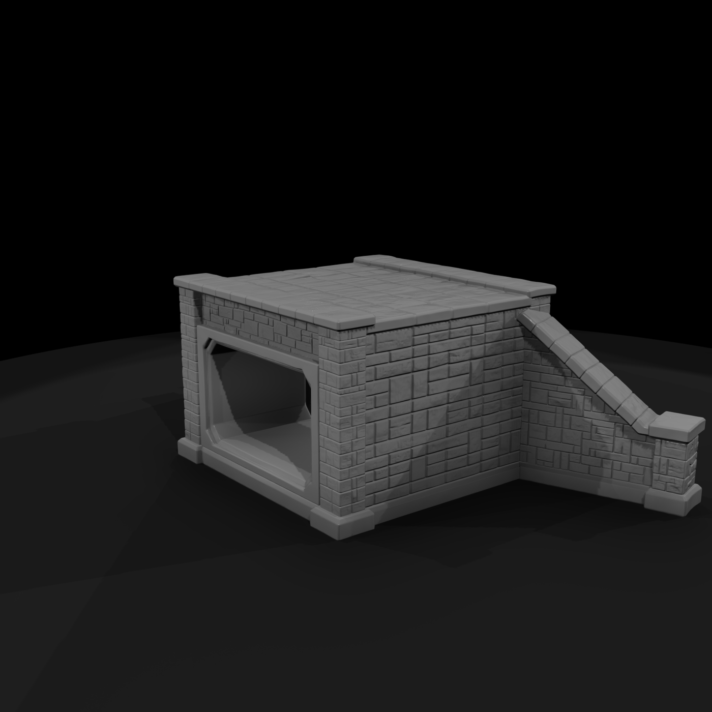 Stone Box Culvert with Wing Walls