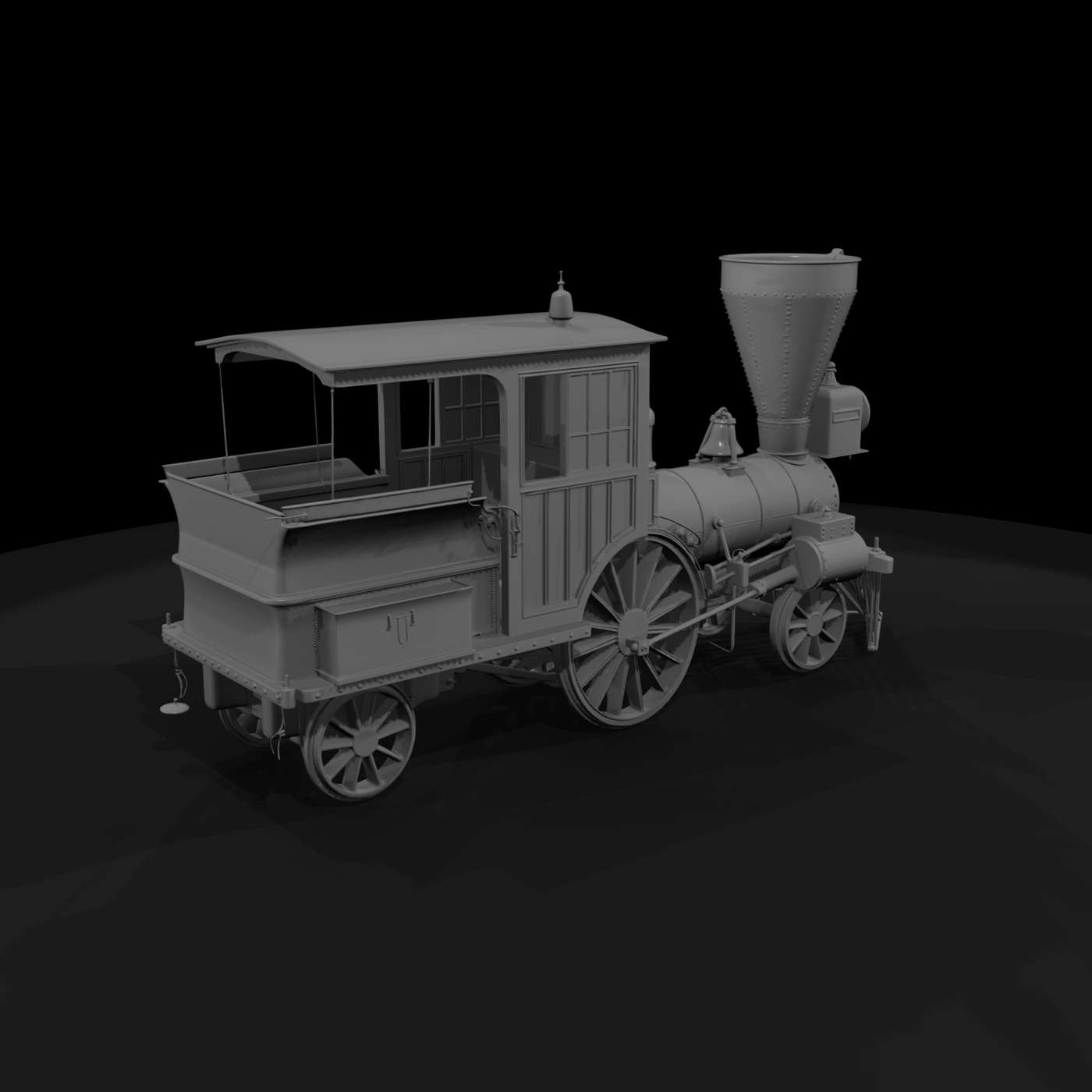 Historic Steam Locomotive for Railway Layouts
