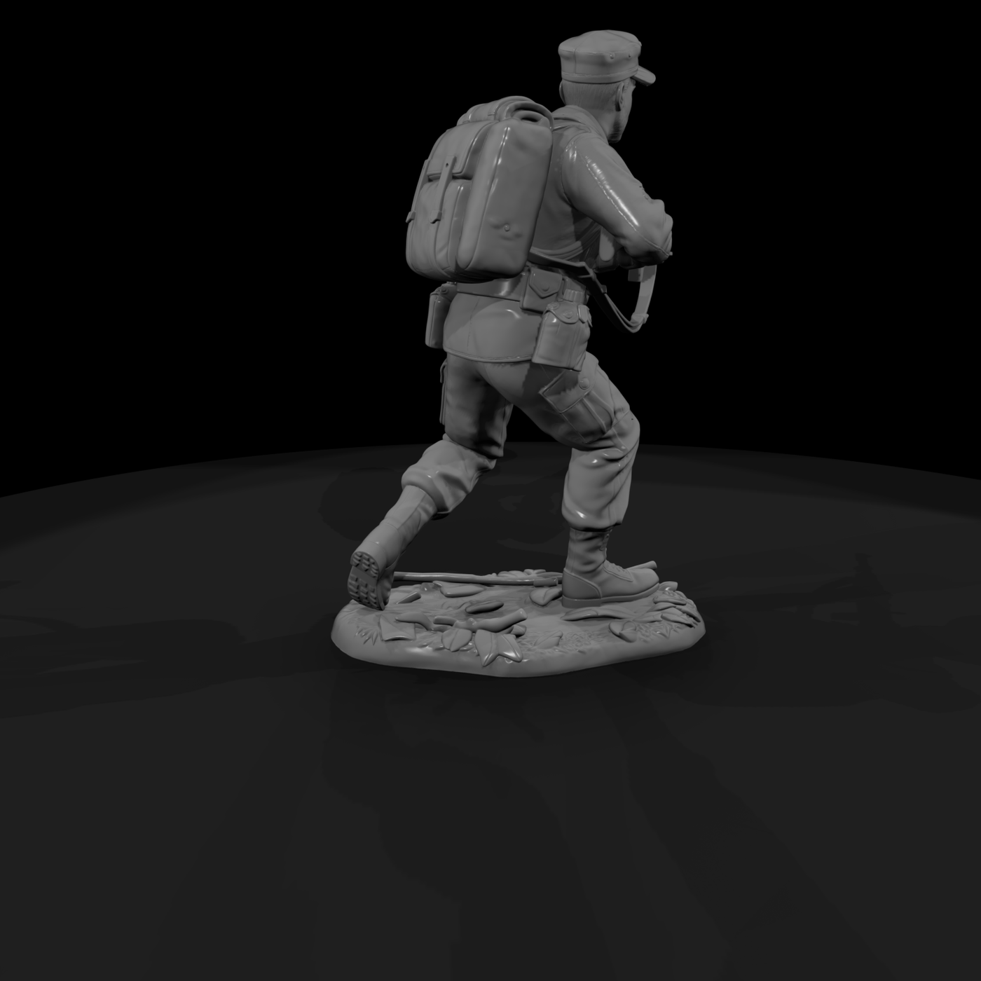 WWII Alamo Scout Advancing