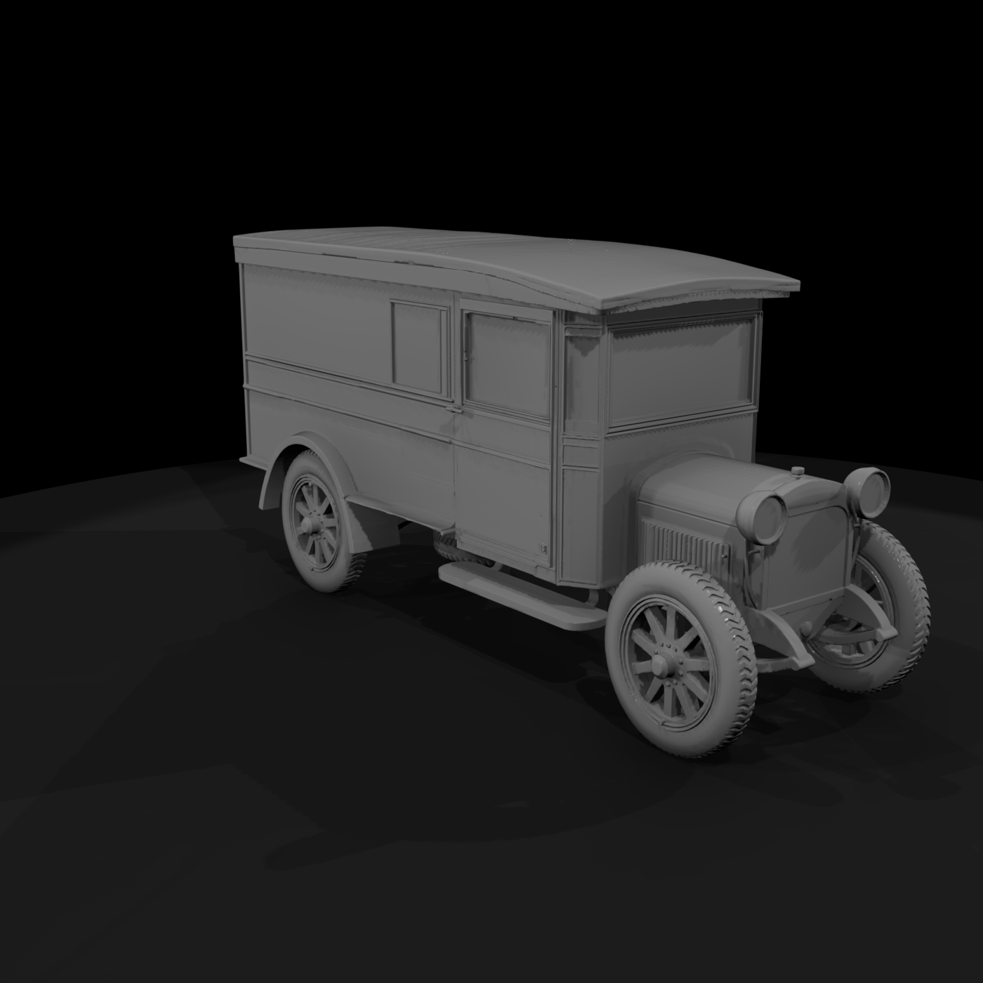 Vintage Panel Delivery Truck