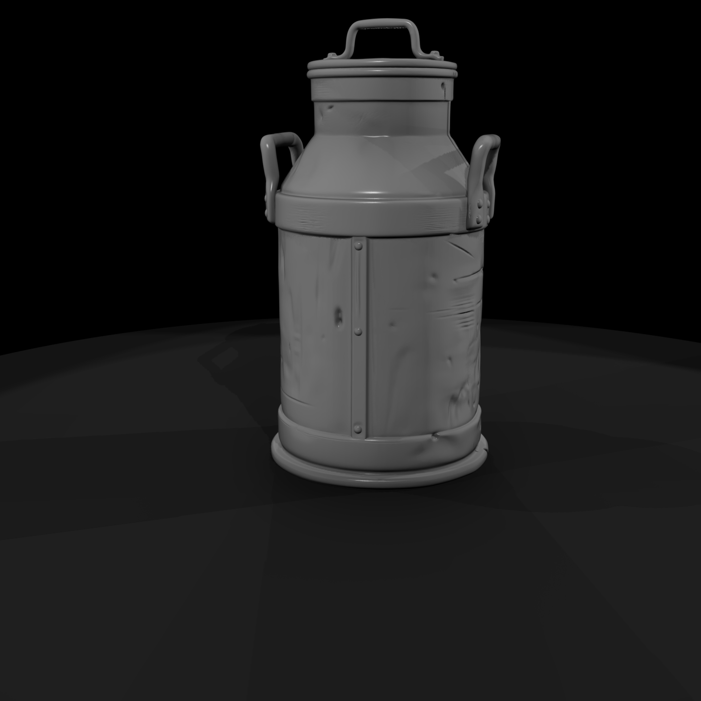 Old Dairy Milk Churn Can