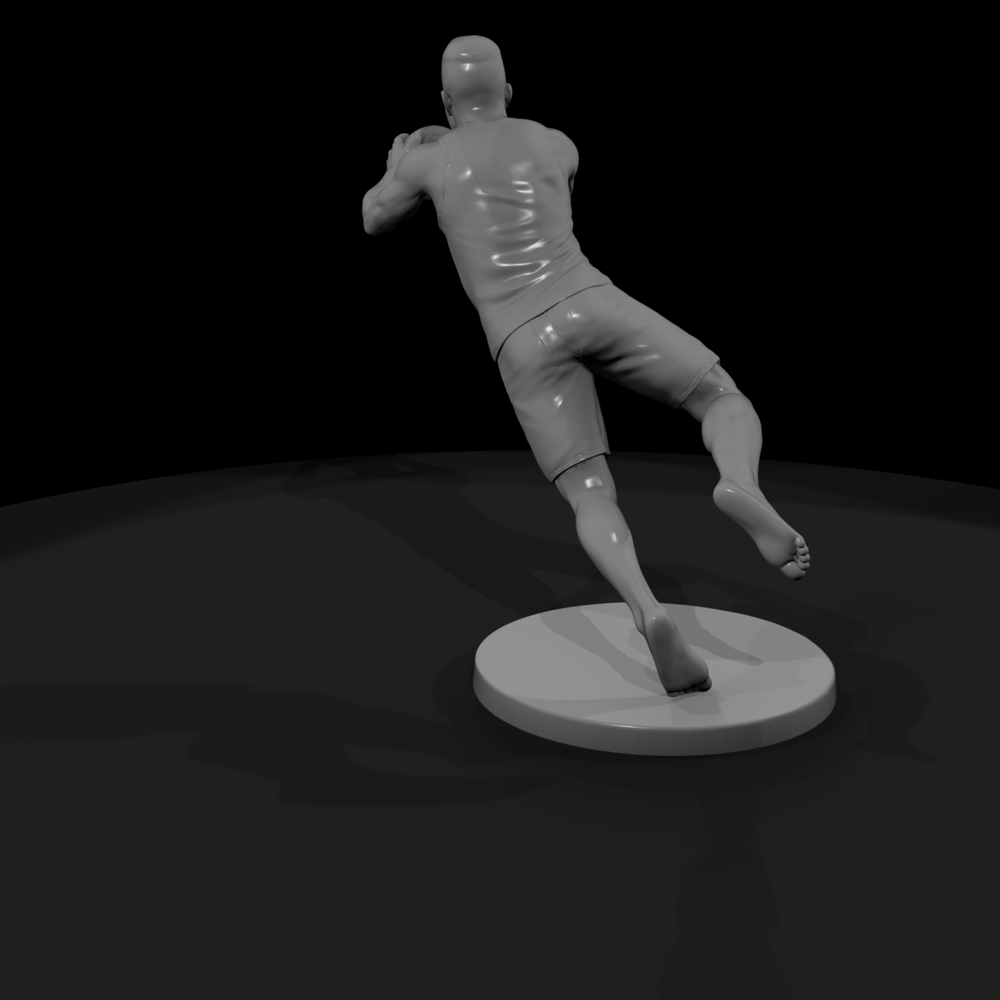 Diving Soccer Goalkeeper