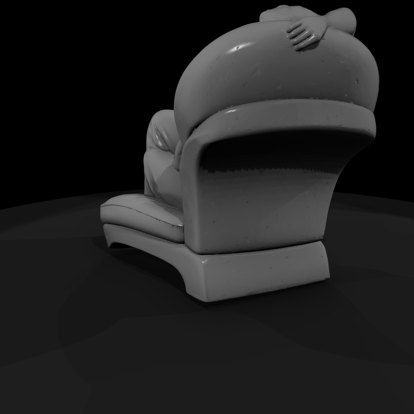Seated Woman With Telephone