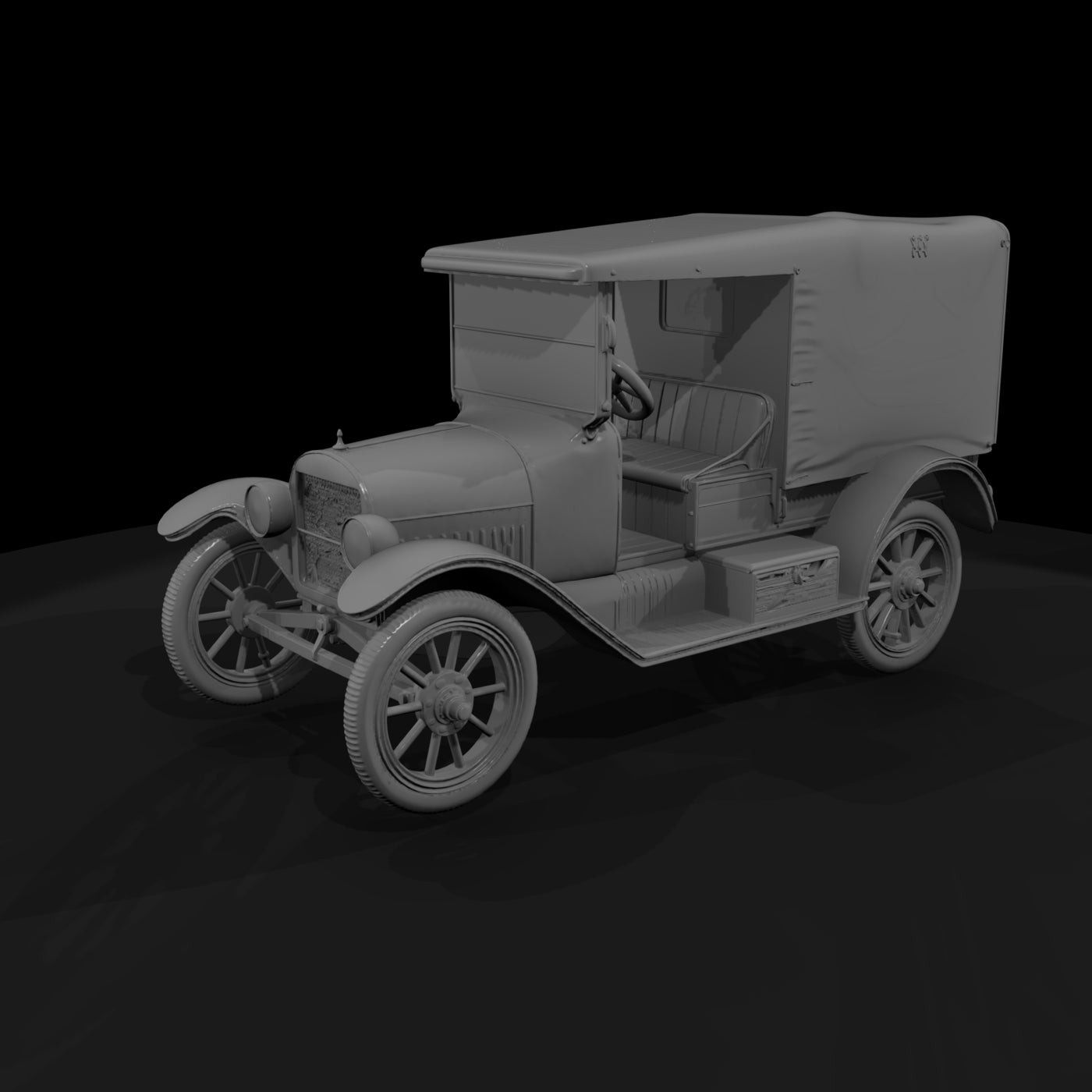 wwi-era-field-ambulance-ho-1-87-3d-printable-diorama-model-838836