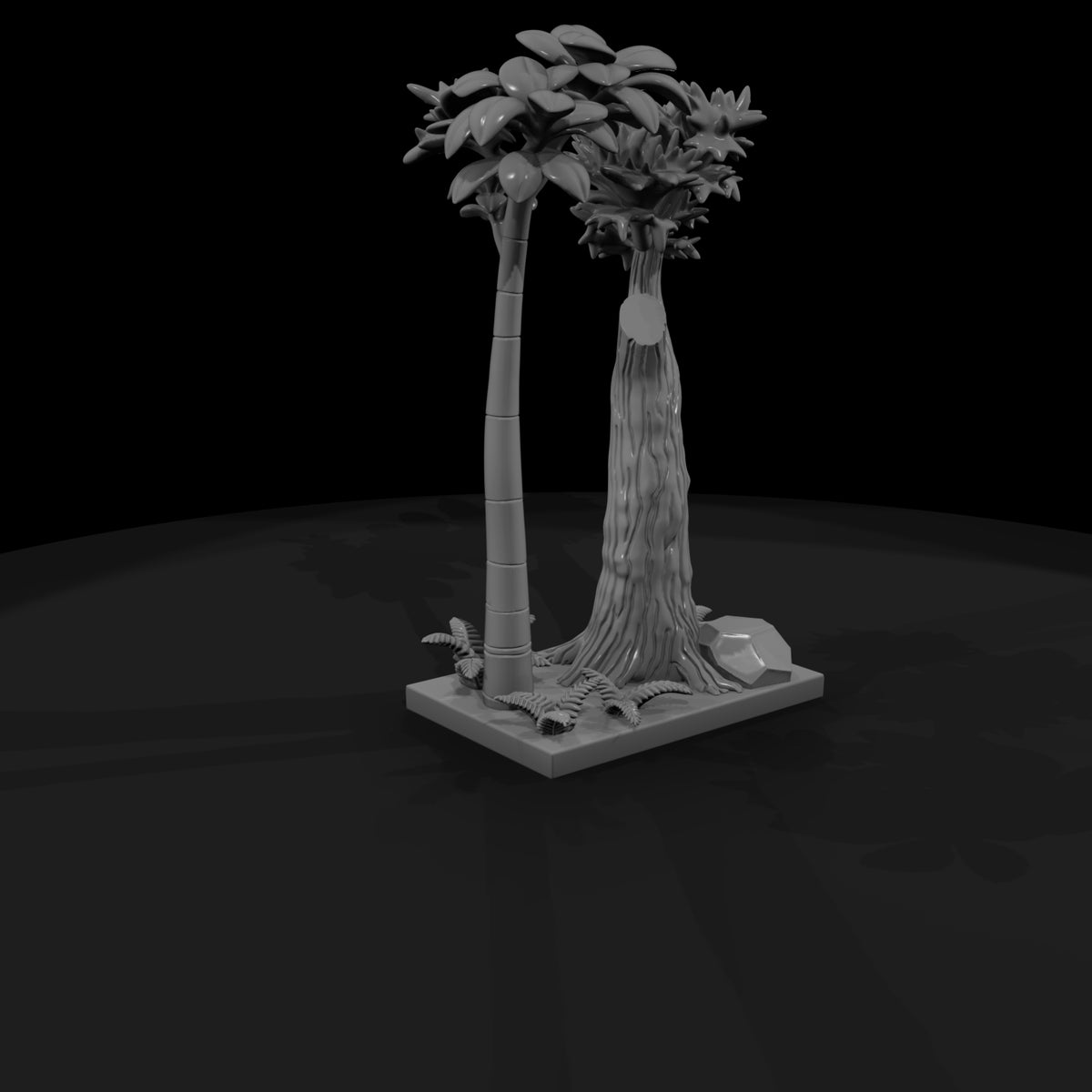 stylized-palm-and-broadleaf-tree-diorama-base-966839