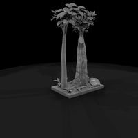 stylized-palm-and-broadleaf-tree-diorama-base-966839 — thumbnail 4