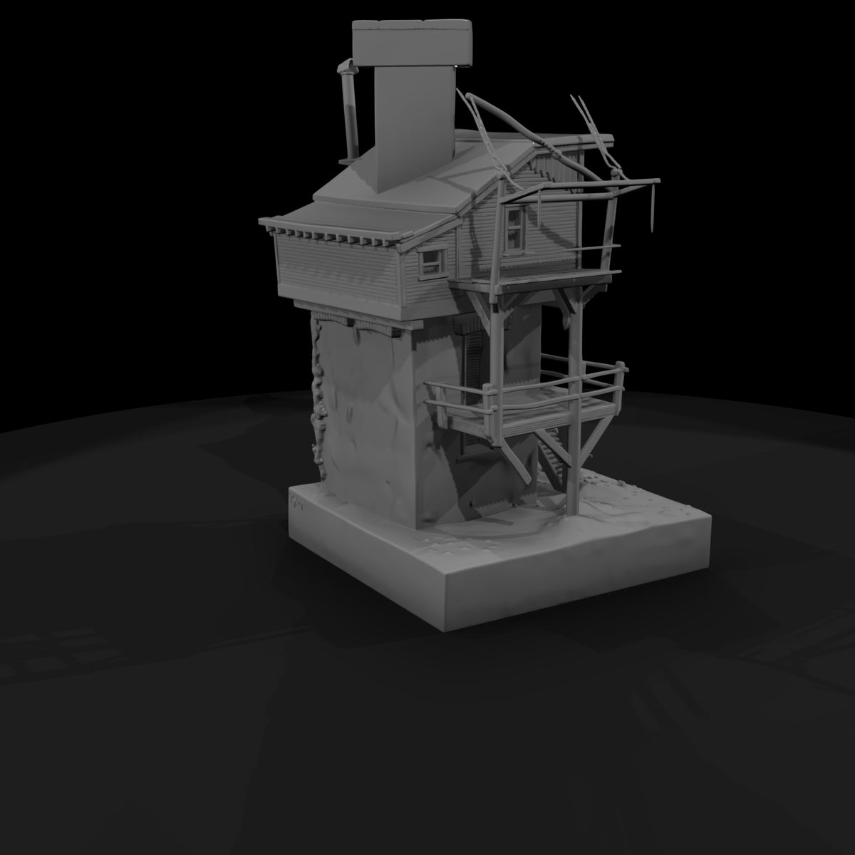 20260612-two-story-weathered-building-model-e65261
