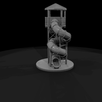 Playground Spiral Tube Slide Tower — thumbnail 4
