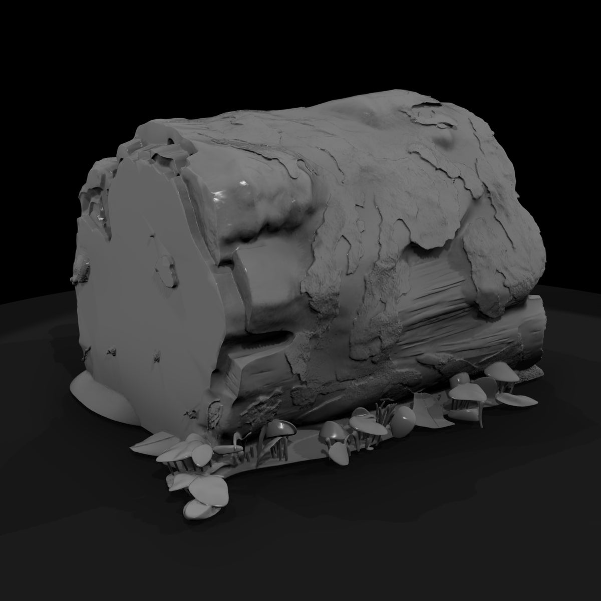 hollow-forest-log-terrain-with-mushrooms-363544