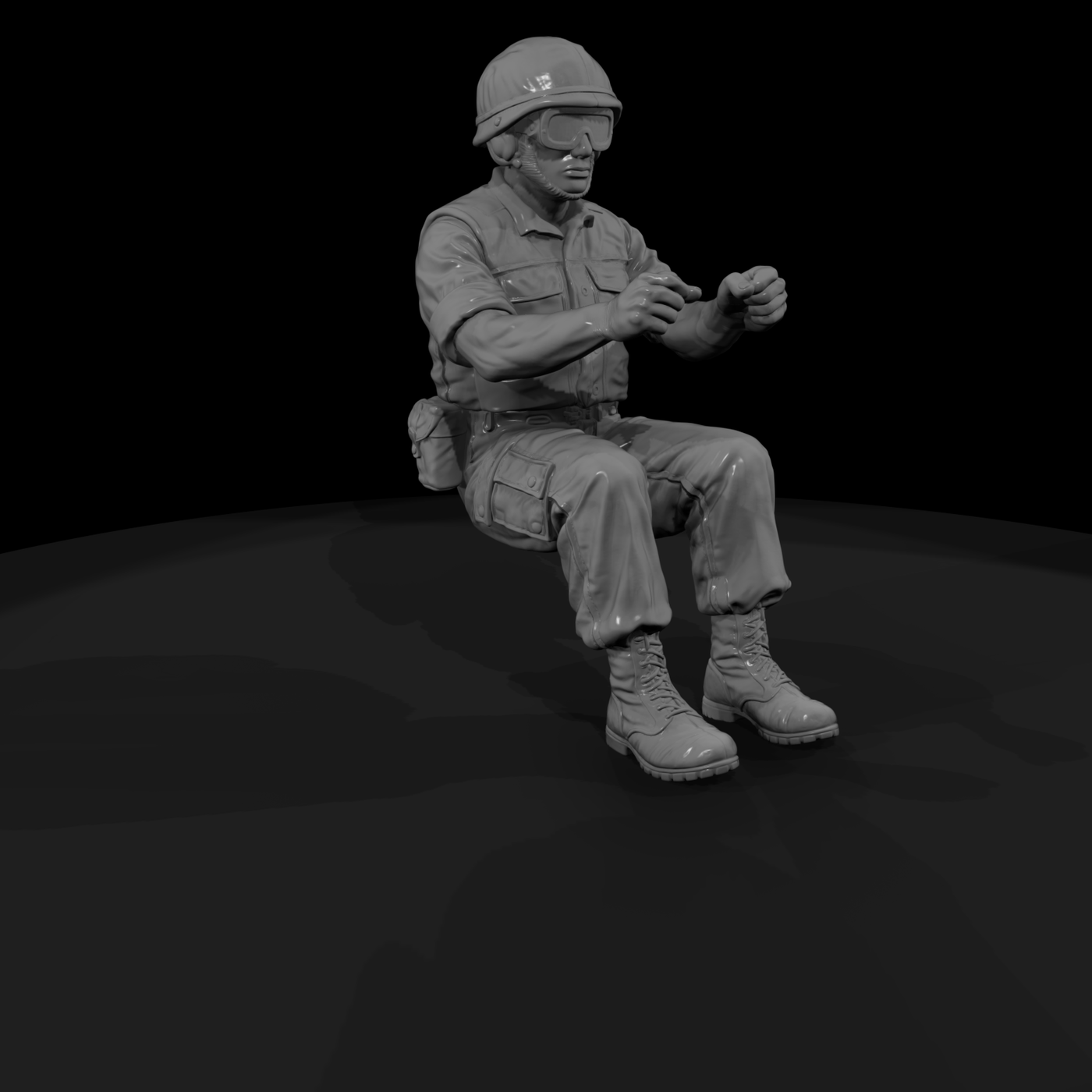 Vn Army 025 Vietnam U S Army Truck Driver Figure