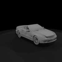 mercedes-sl-convertible-3d-printable-diorama-model-682648 — thumbnail 4