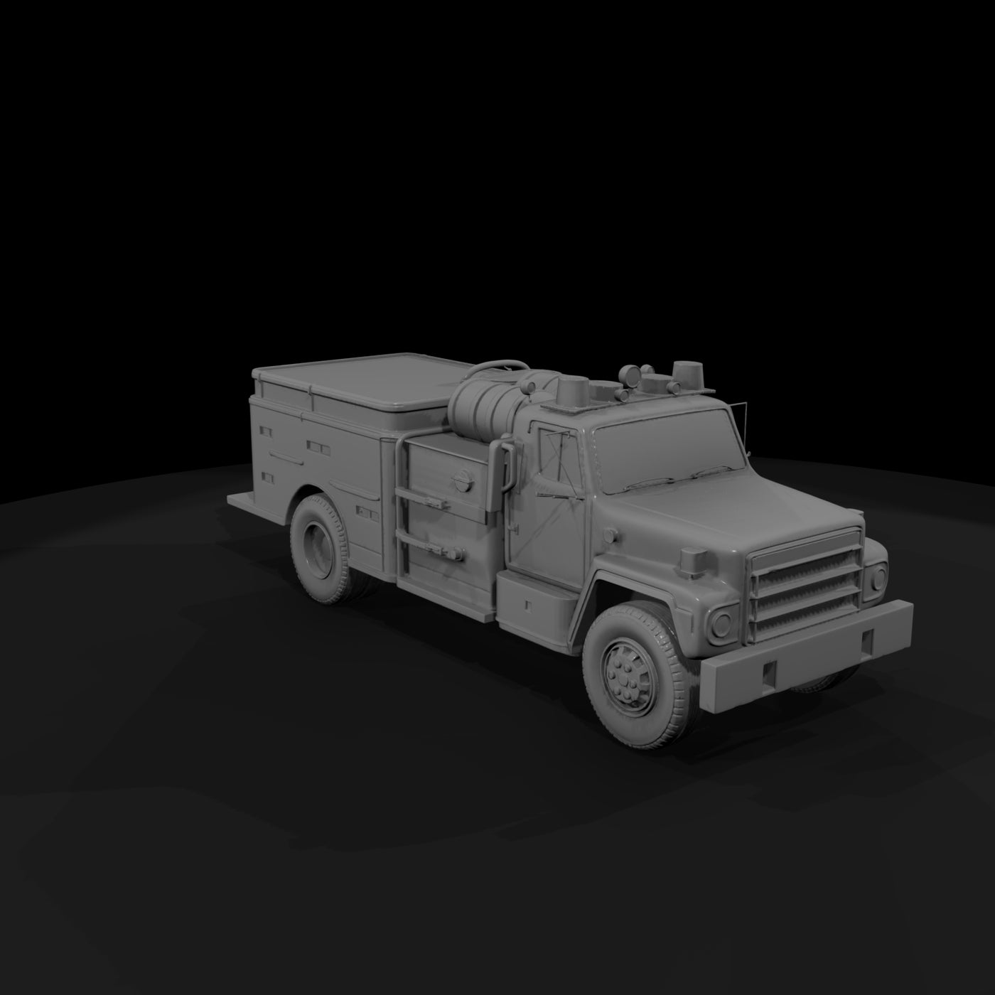 red-fire-truck-3d-printable-miniature-706122