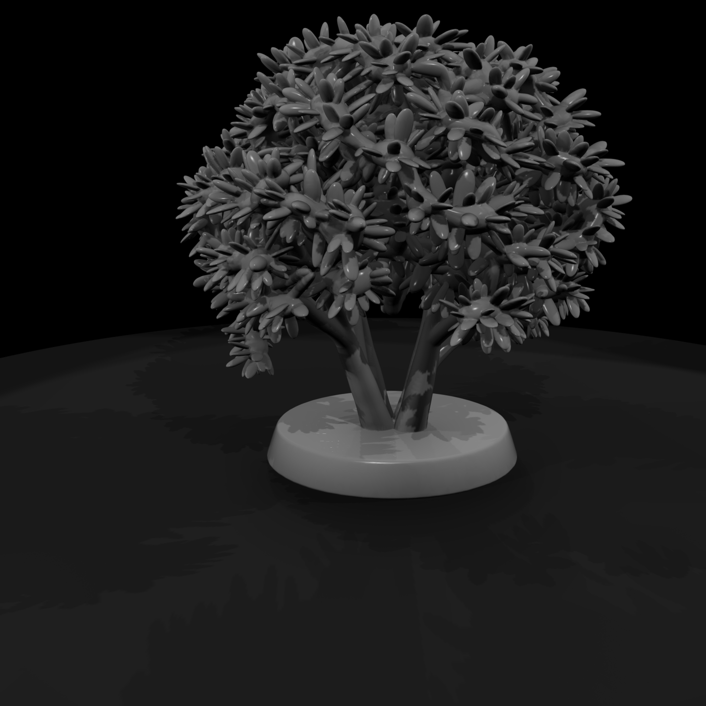 Stylized Topiary Bush
