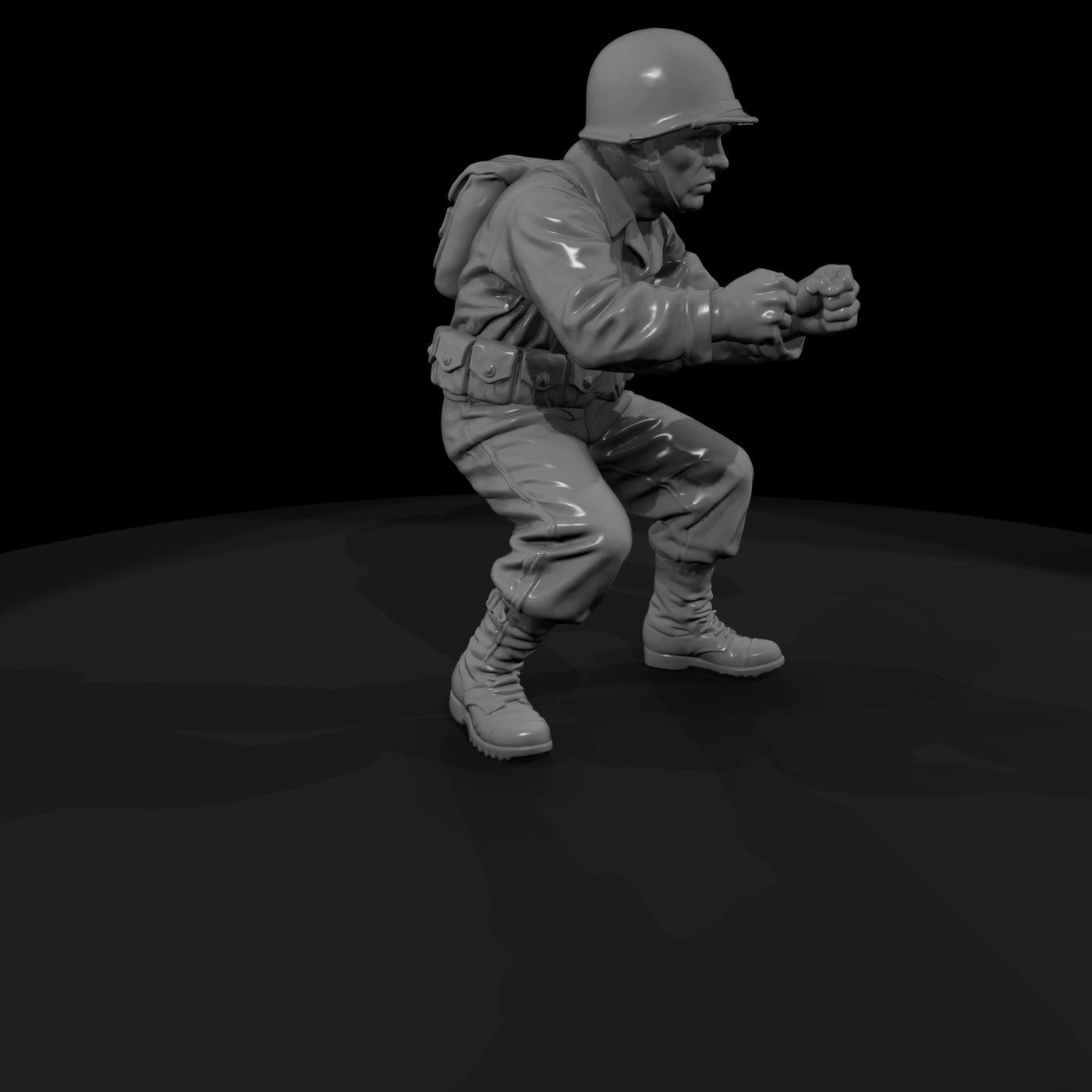 Ww2 Army 037 Wwii U S Army Machine Gun Assistant F