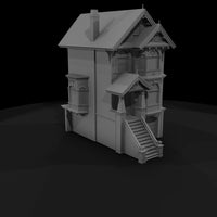 victorian-townhouse-model-ho-scale-diorama-building-048912 — thumbnail 4