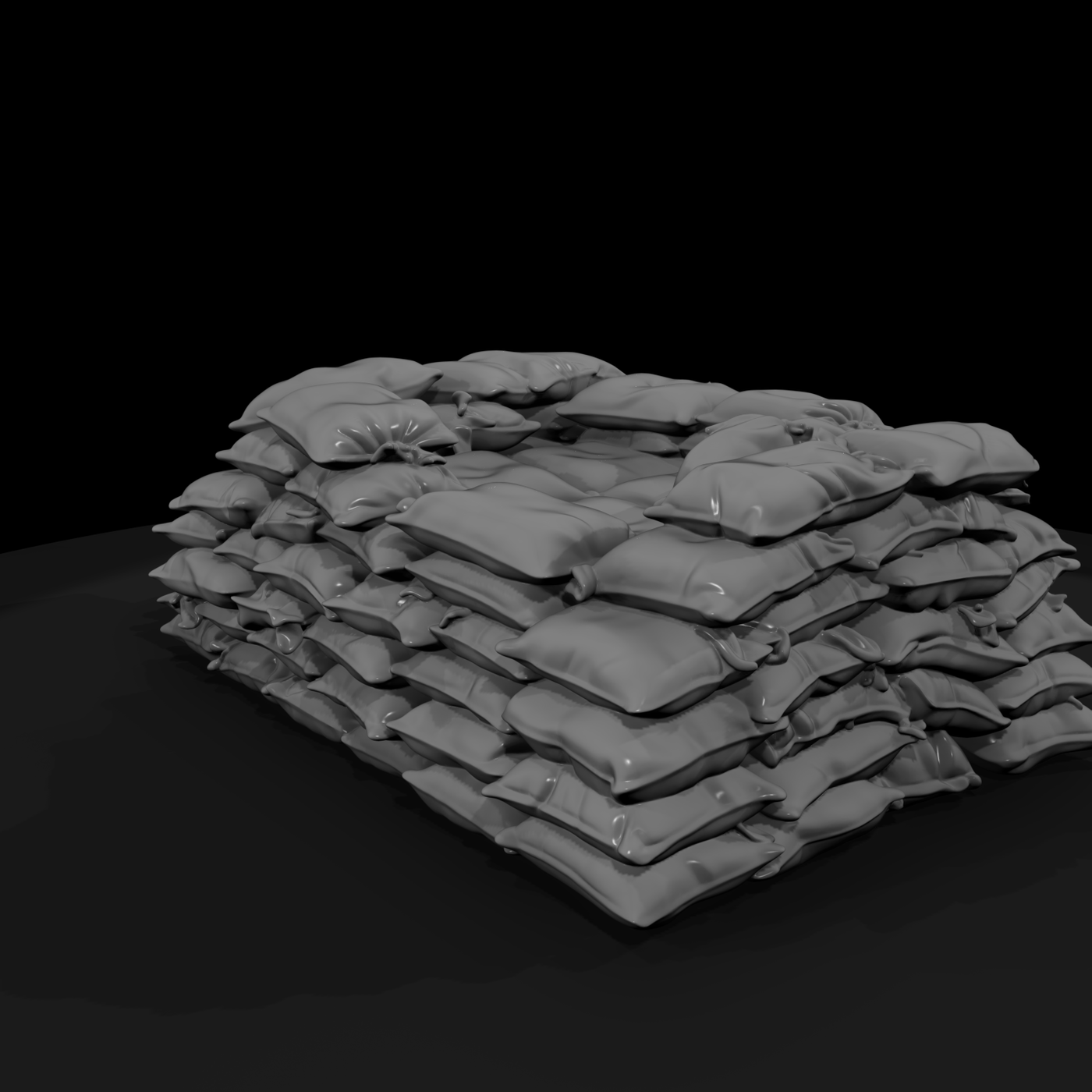 Mil 117 Ww2 Pacific Sandbag Stockpile