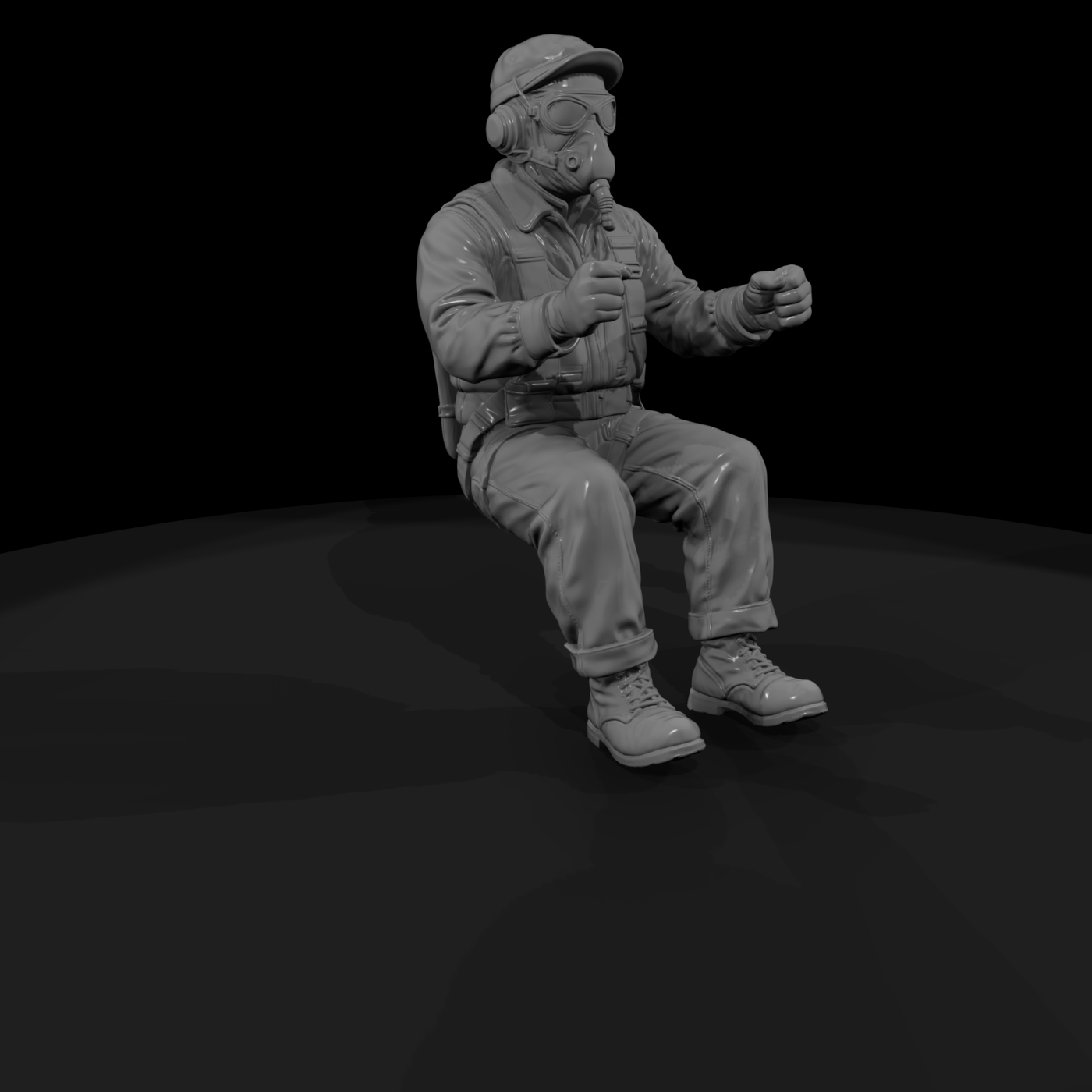 Ww2 Usaaf 085 Wwii U S Army Air Forces Pilot Figur