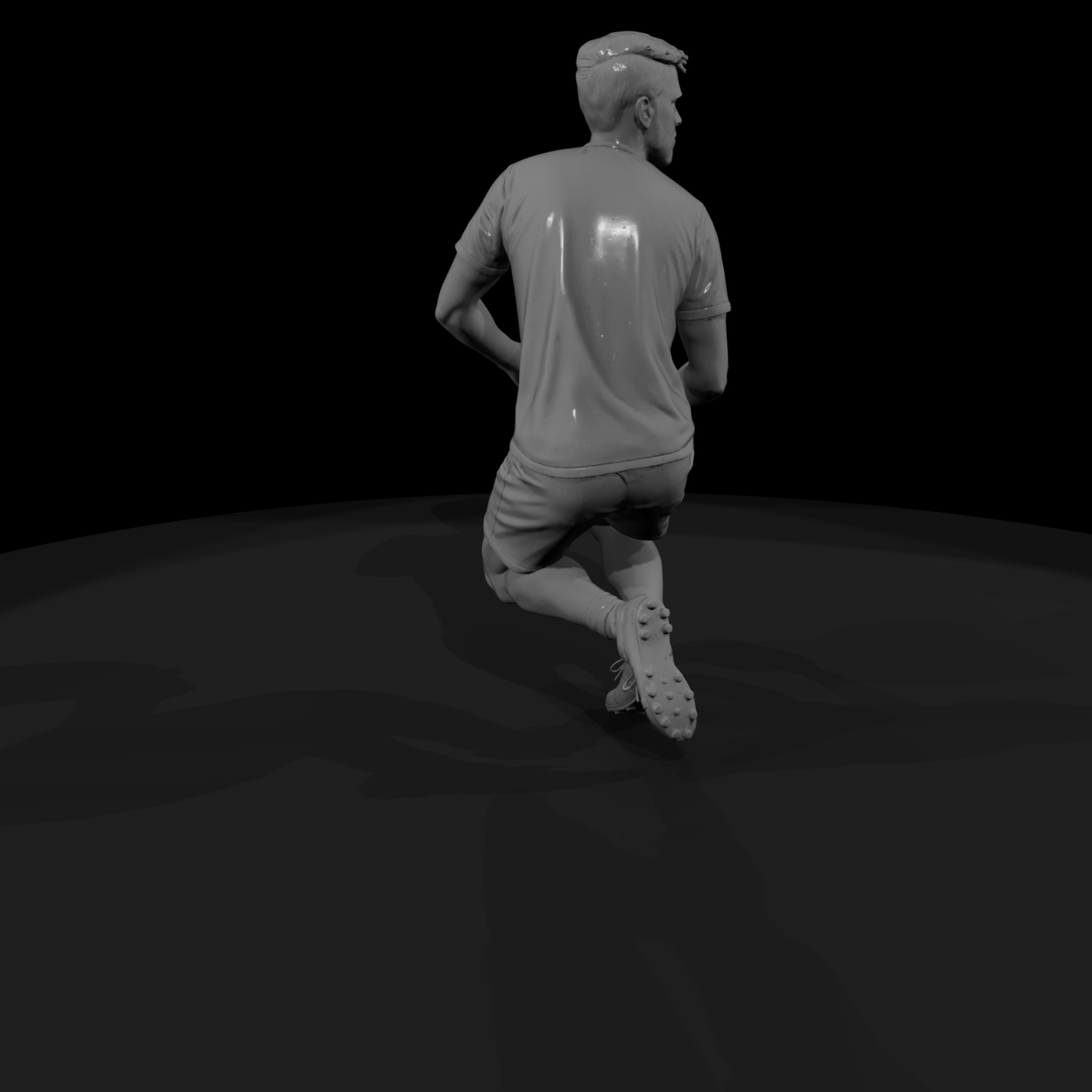 Ultimate Frisbee Player Mid-Throw