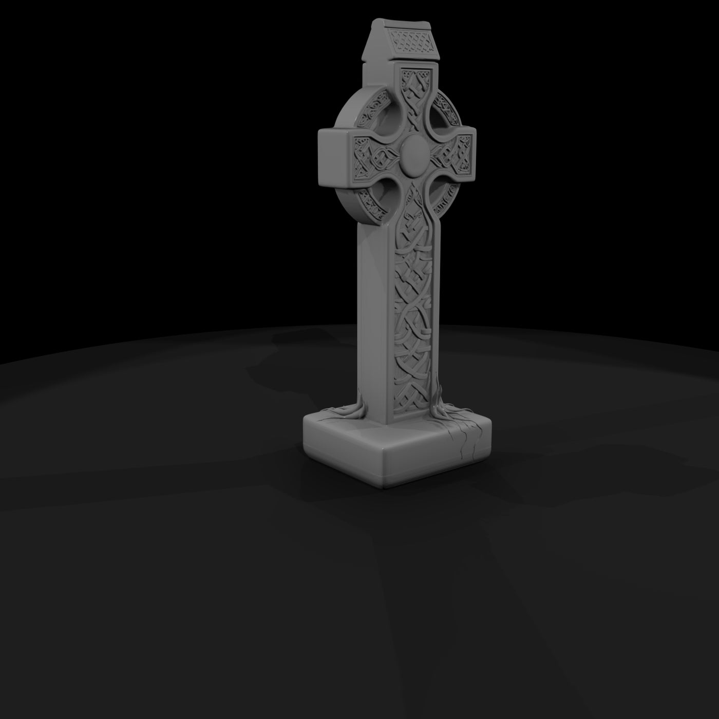 celtic-high-cross-with-knotwork-grave-marker-793588
