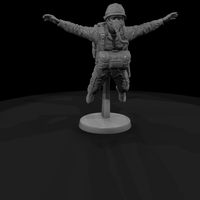 Vietnam War Paratrooper in Freefall — thumbnail 4