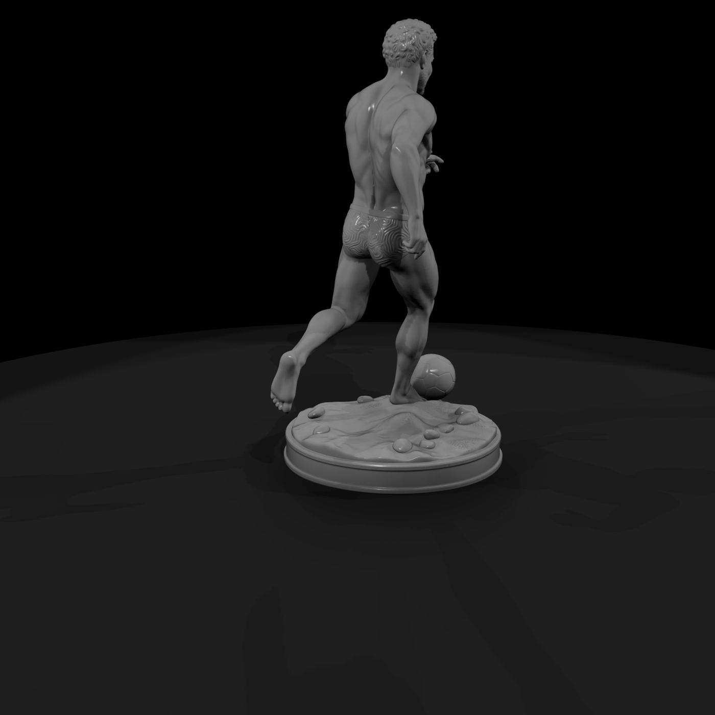 Bch 008 Man Beach Soccer Dribble