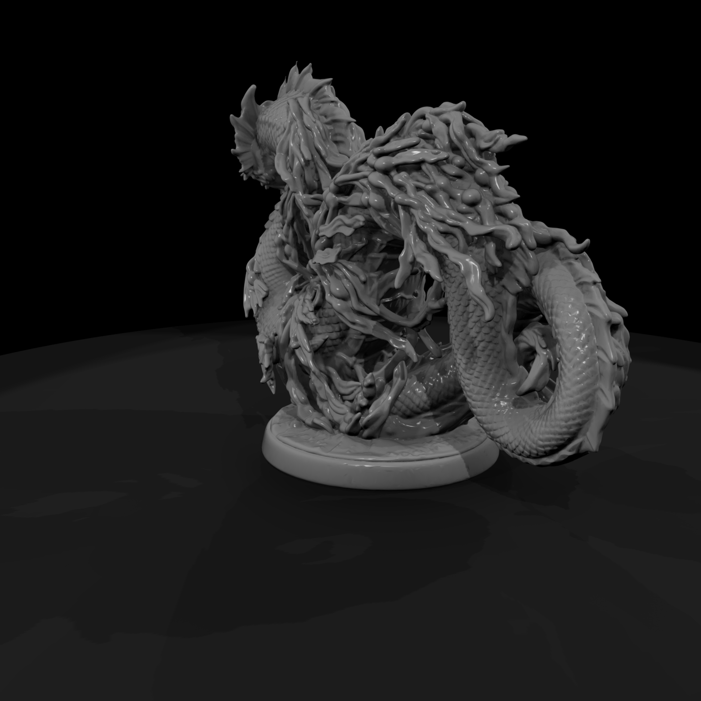 Kelp-Draped Sea Serpent