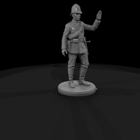 1880s City Police Constable Directing Traffic — thumbnail 4