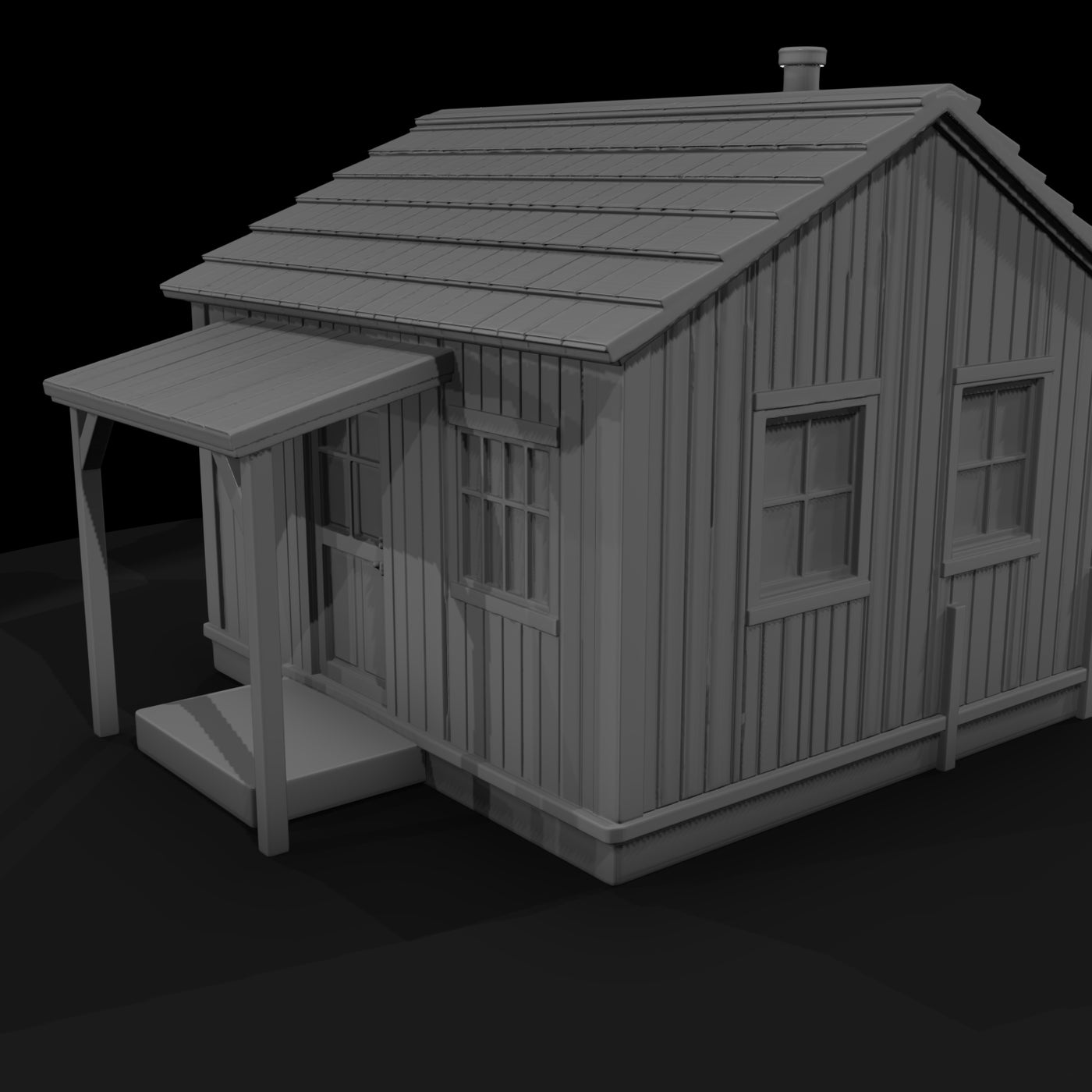stylized_small_wooden_cabin_3d_model