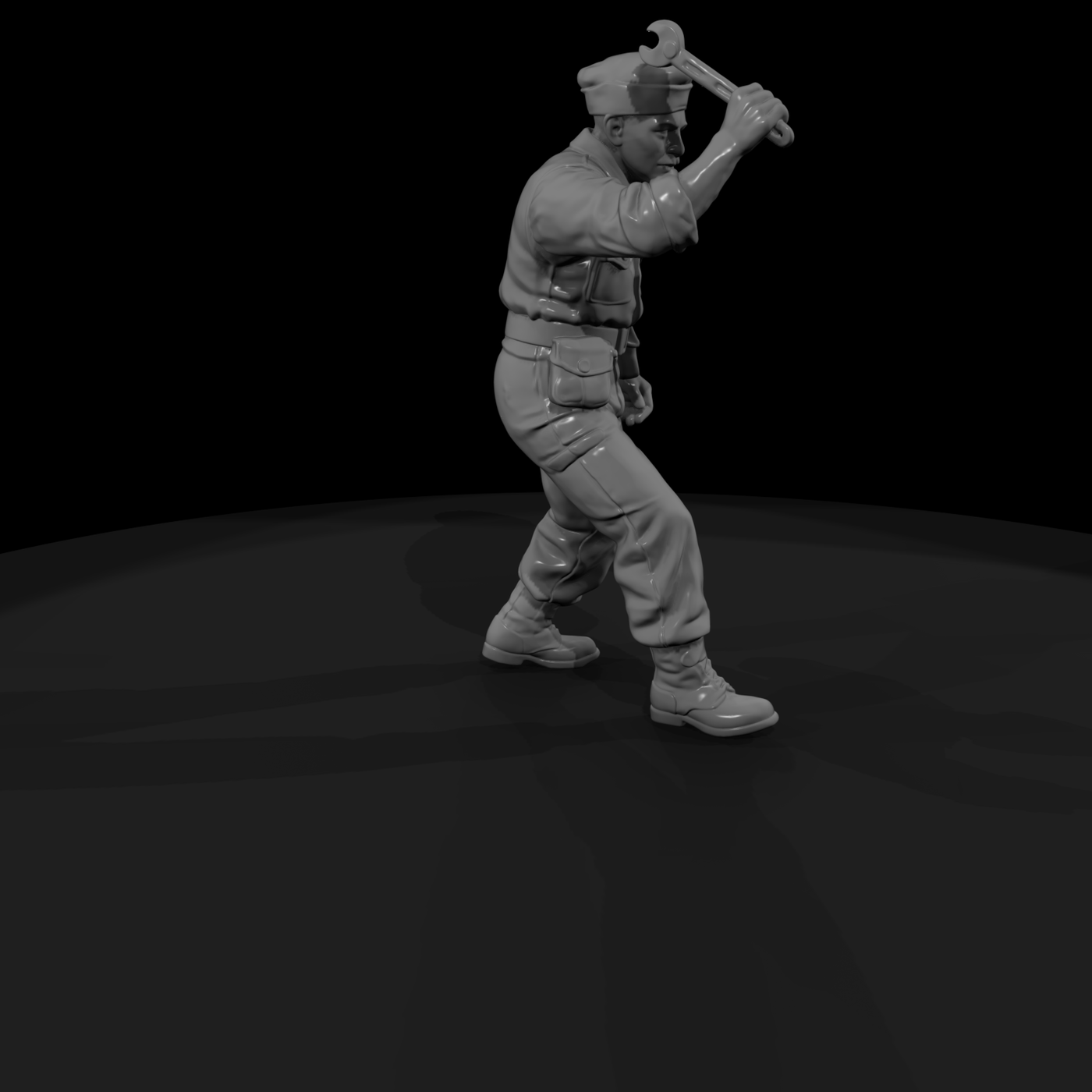 Ww2 Army 043 Wwii U S Army Mechanic Figure