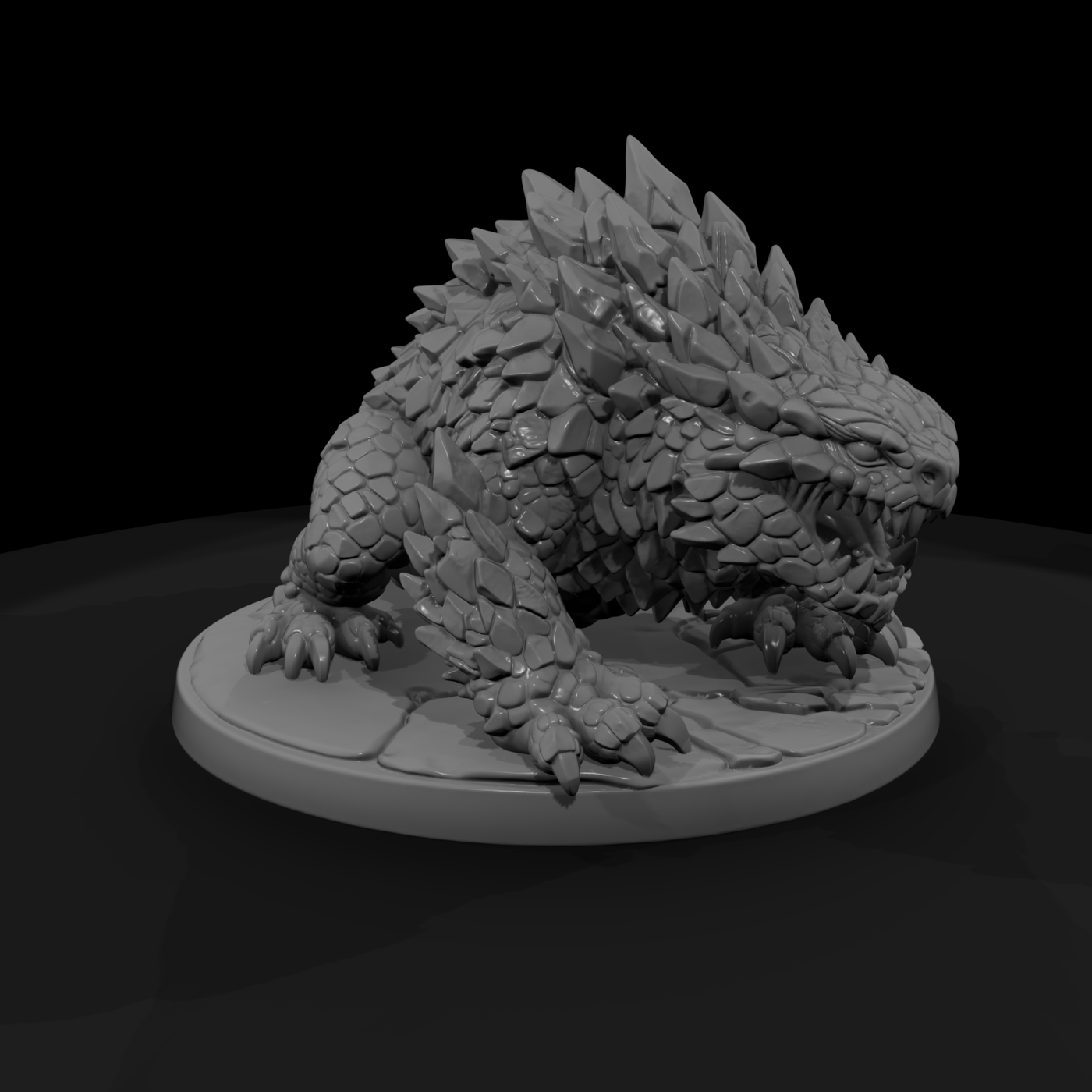 Hitem2 Lava Salamander Beast