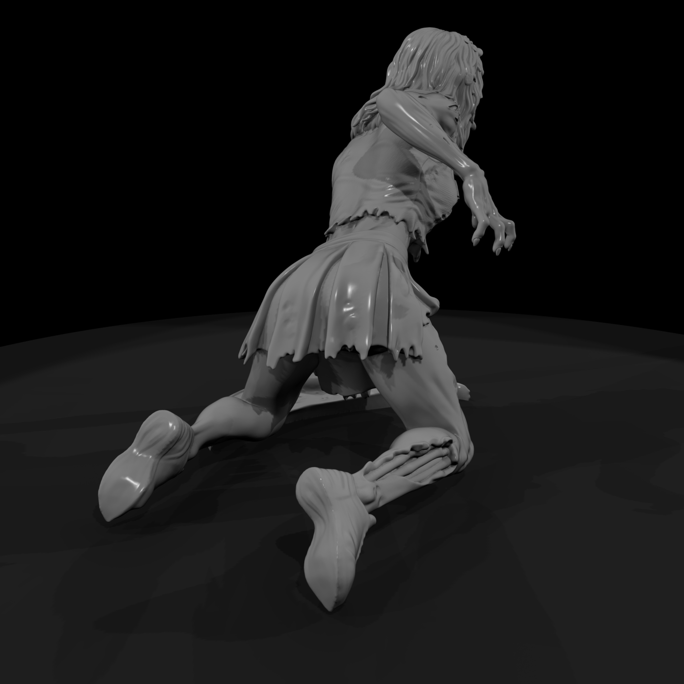 Undead Zombie Cheerleader