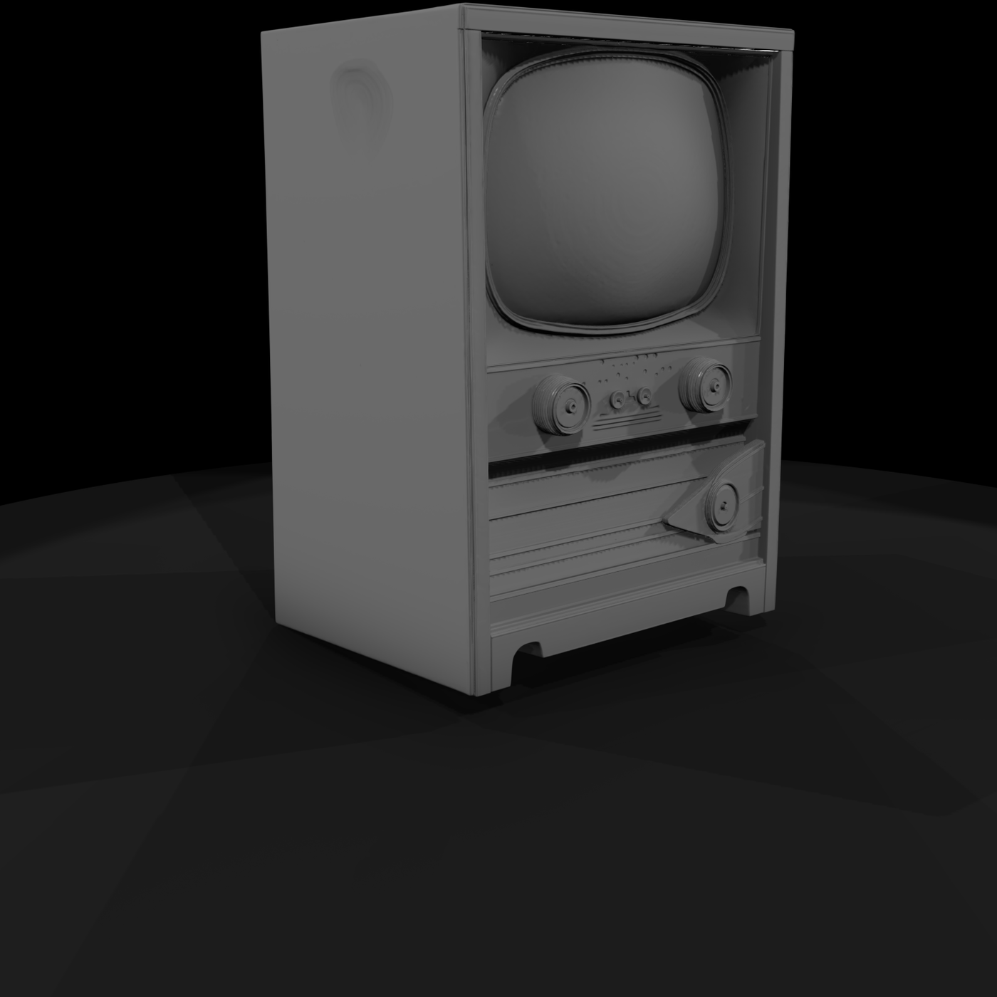 Mid-Century Tube Television