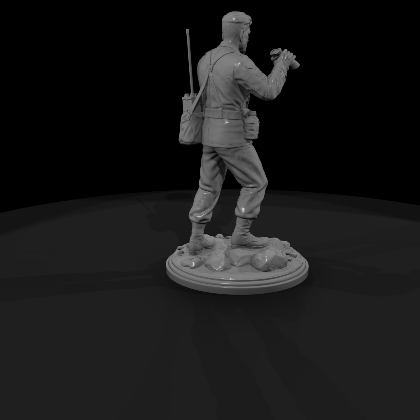 Ww2H 038 United States Artillery Forward Observer