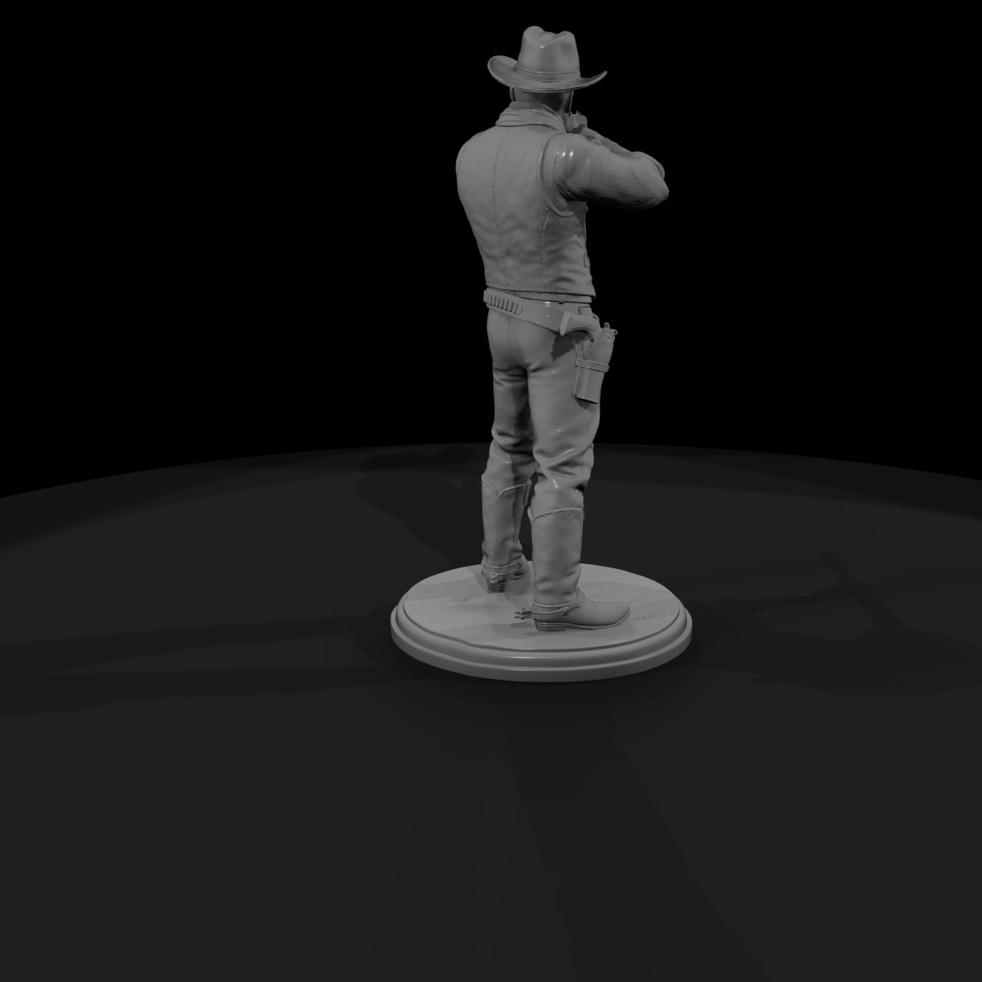 Old West Deputy Sheriff Taking Aim