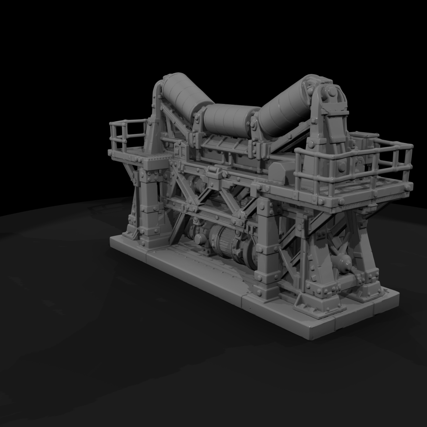 Industrial Conveyor Roller Support Frame