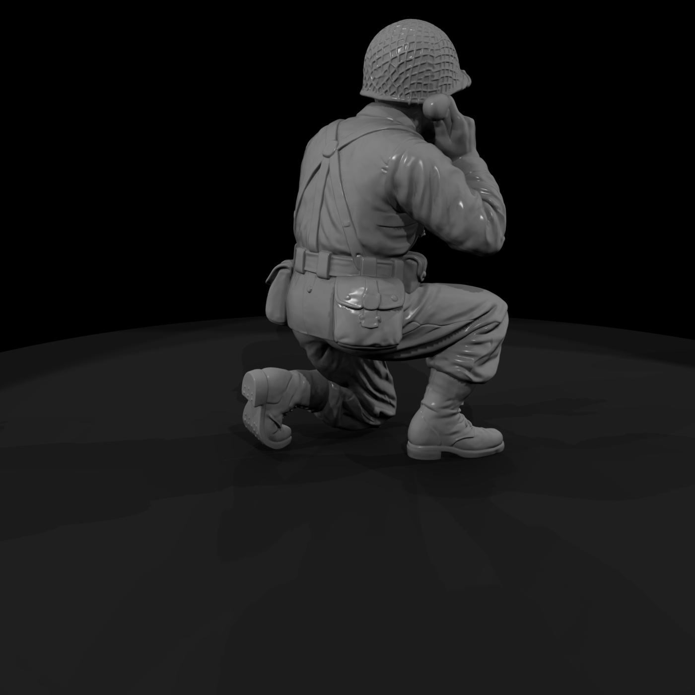 Ww2 Army 077 Wwii U S Army Radio Operator Figure