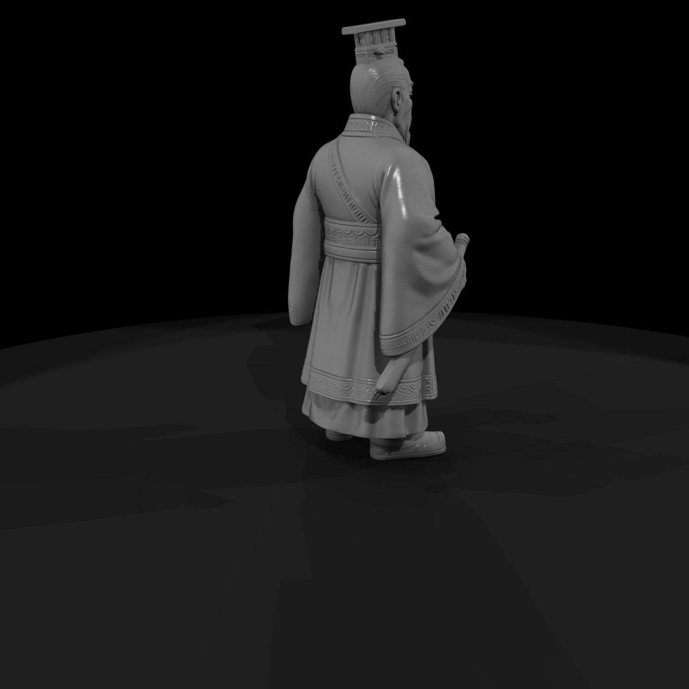 Hist 0052 Historical Qin Shi Huang Miniature Figur